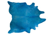 60" x 84" Blue Cowhide - Area Rug