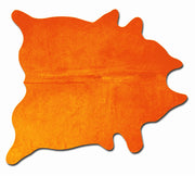 60" x 84" Orange Cowhide - Area Rug