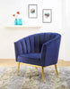 32" X 31" X 34" Blue Accent Chair