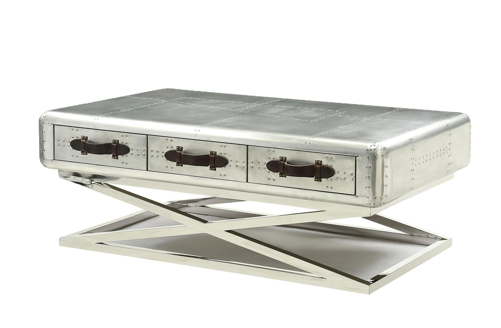 51" X 33" X 19" Aluminum Coffee Table