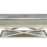 51" X 33" X 19" Aluminum Coffee Table