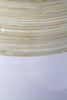 25" Spun Bamboo Floor Vase - Natural And White