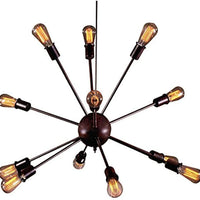Laila 12-light Bronze Edison Lamp with Bulbs