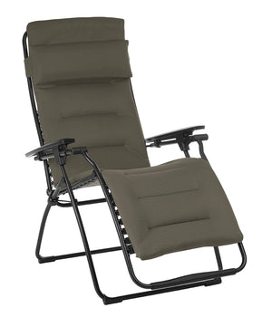 Zero Gravity Recliner - Black Frame - Taupe Fabric