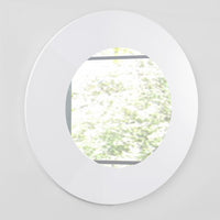Mirror In High Gloss White Lacquer