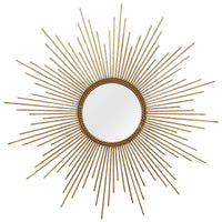 26" X 1.25" X 26" Gold Simple Yet Striking Wall Mirror