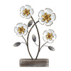 9.75" X 2" X 14" White Daffodil Flower Table Top