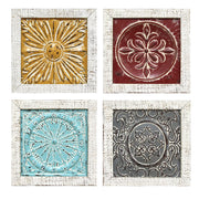 24" X 1" X 24" 4Pcs Accent Tile Wall Art