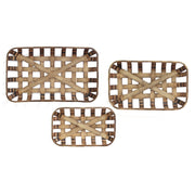 28.5" X 16.75" X 2.75" 3Pcs Tobacco Baskets