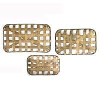 28.5" X 16.75" X 2.75" 3Pcs Tobacco Baskets