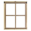 29.5" X 1.5" X 36" Distressed White Faux Window Pane