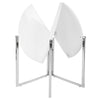 35.5" X 35.5" X 29.5" Radiant White Circular Folding Table