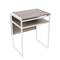 29.9" X 35.4" X 23.6" White Small Space Desk and Dining Table