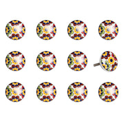 1.5" X 1.5" X 1.5" Multi-Color 12 Pack Knob-It K000019