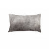 12" x 20" x 5" Grey Torino Kobe Cowhide Pillow