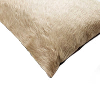 18'' X 5'' Contemporary Natural Torino Cowhide Pillow