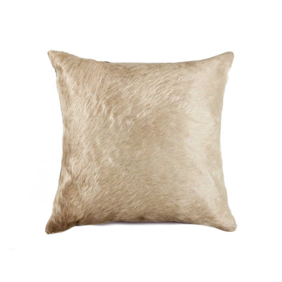 18'' X 5'' Contemporary Natural Torino Cowhide Pillow