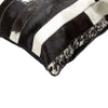 18'' X 18'' X 5'' Madrid White Torino Kobe Cowhide Pillow