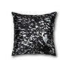 18'' X 18" X 5'' Black & Gold Torino Kobe Cowhide Pillow