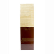 24" Natural Wood Bamboo Vase with 2 Tones