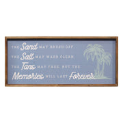 Sand, Salt, Tans & Memories Wall Decor