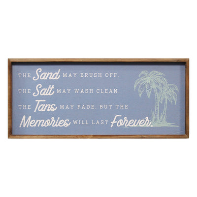 Sand, Salt, Tans & Memories Wall Decor