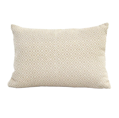 Stylish Beige Lumbar Pillow