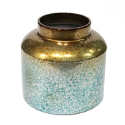 Round Metal Ombre Vase
