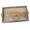 "Love Lives Here" Wood Tray