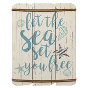 "Let The Sea Set You Free" Wall Decor