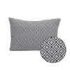 Stylish Black Lumbar Pillow