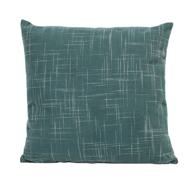 Teal Tweed Pillow