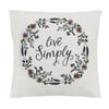 "Live Simply" Pillow