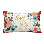 "Love Every" Lumbar Pillow