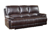41" Stylish Brown Leather Sofa