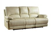 41" Stylish Beige Leather Sofa