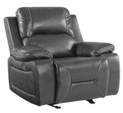 40" Classy Grey Leather Chair