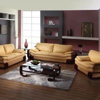 112" Dazzling Brown Leather Sofa Set ETA 01-25-2023