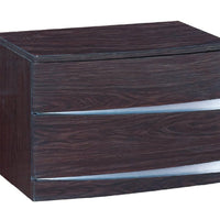 16.5" Exquisite Wenge High Gloss Nightstand