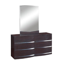 32" Exquisite Wenge High Gloss Dresser