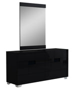 30" Superb Black High Gloss Dresser'