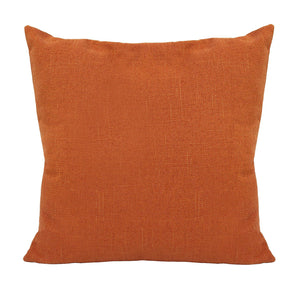 Orange Tweed Pillow