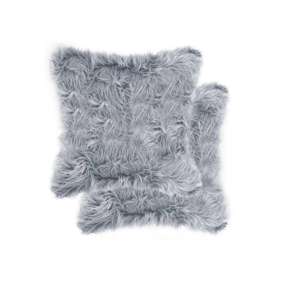 2-Pack Faux Fur Pillow 18