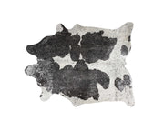 Scotland 6' X 7' Cowhide Rug - Silver, Black & White