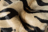 Togo 6' X 7' Cowhide Rug - Tiger Black On Natural