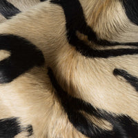 Togo 6' X 7' Cowhide Rug - Tiger Black On Natural