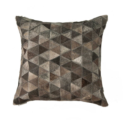 Torino Classic Large Mosaik Cowhide Pillow 22