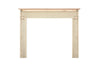 72" Graceful Unfinished Wood Mantel Shelf