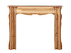 67" Contemporary Unfinished Wood Mantel Shelf