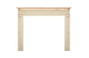 79.5" Modern Unfinished Wood Mantel Shelf